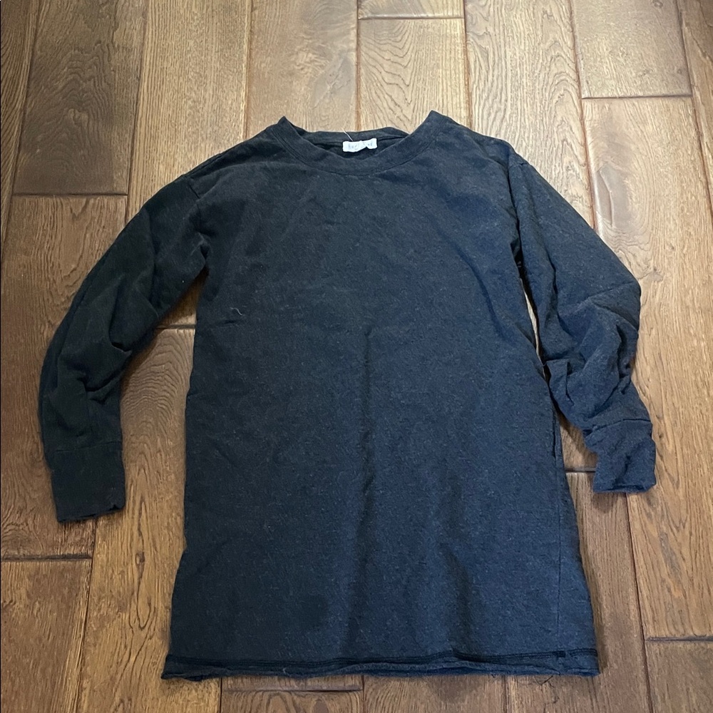 Grey sweat shirt dress